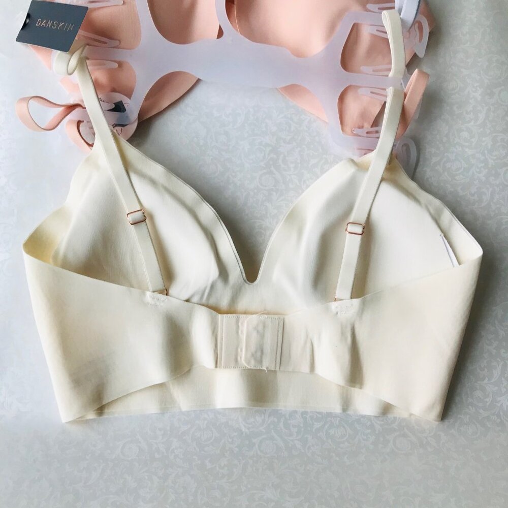 Danskin Targeted Support Wireless BRAS, Removable Pads,  Back Closure 3-Pack - Picture 3 of 7